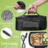 Portable Mini Car Microwave 12V Electric Oven - Fast Heating Picnic Box for Travel Camping Food Cooking, Black
