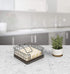 Spectrum Madison Weighted Napkin Holder - Industrial Gray Dispenser & Décor for Kitchen, Dining Room, Outdoor
