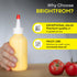 4 OZ Pack 2 BRIGHTFROM Condiment Squeeze Bottles - Squirt Empty Bottles, Red Top Cap, Leak Proof - Great for Ketchup