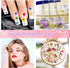 Nuanchu 223 Pcs Real Dried Pressed Flowers for Crafts, Natural Dried Leaves and Butterfly Stickers Set for DIY Resin