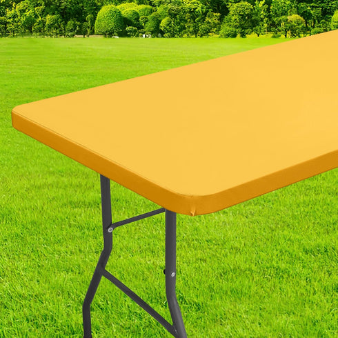 homing Rectangle Table Cloth Cover, Waterproof Polyester Elastic Fitted Tablecloth, Fits for