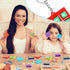 40 Pack Tic Tac Toe Keychain Mini Games, Plastic Keyholders for Boys Girls Birthday Party Favors, Backpack Clip Fillers