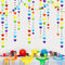 52Ft Valentines Day Party Decorations, Rainbow Love Heart Garland, Colorful Hanging Paper Heart Streamer Banner