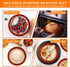 Round Silicone Baking Mats Set of 2, Non-Stick Reusable Heat Resistant Baking Sheets for Pizza Cake