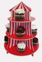 3 Tier Cupcake Stands, Themed Cupcake Serving Holders (Carnival)