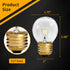 Oven Light Bulb - 40 Watt Appliance Bulb for Maytag GE Kenmore Whirlpool, 4 Pack