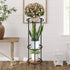 3 32.3 inch, CASIMR Plant Stand Indoor Outdoor, Metal Rustproof Flower Shelf Tier Tall Multiple Plant Pot Holder Rack