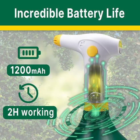 1 T TOVIA: Garden Sprayer Liter USB-C Battery Spray Bottle Powered Electric, Rechargeable, Portable Garden Plant Mister