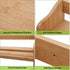 3 Counter Tier Bamboo Spice Rack, Seasoning Jars Rack Shelf Spice Organizer for Kitchen or Wall Mounting