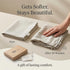 4-Pack Set Pure Linen Flax Washcloths Natural Dish Towels Linen Tea Towel Cloth Napkins Small Hand Towels for Kitchen