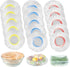 100pcs Plastic Bowl Covers, Elastic Reusable Fresh Keeping Bags for Bread Proofing and More