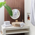 Set 3 1 1 1 Sets SOFE H&L | Olea Luxury Turkish Cotton Bath Towels of : Bath Towel, Hand Towel, Wash Cloths, White