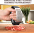 Kebley Garlic Press Rocker Stainless Steel Garlic Crusher, Mincer and Chopper with Peeler and Scraper,brush, Easy