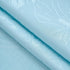 24x24 Inch Square Tablecloth Blue Leaves Pattern with Fringe Edge Waterproof Washable Jacquard Fabric Nightstand End