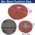 Dia.12, S,1) SINOSSO Modern Bar Stool Cushion Fashion Interweaving Design Anti-Skid Silicone Round Stool Seat Cushion