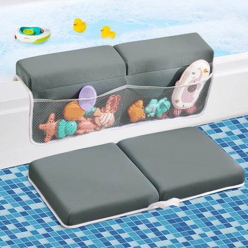 Baby Bath Kneeler and Elbow Rest Pad Set,Bath Kneeling Pad Thick Soft