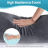 SereneCloud (35.43"*7.9") Memory Foam Body Pillow for Bed, Long & Big Full Body Pillows for Adults, Multifunctional