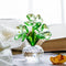 Crystal Flower Dreams Four-Leaf Clover Figurine - Collectibles Crystal Ornament Gift for St. Patrick's Day
