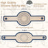 Bread Making Tools and Supplies, Set of 7, inclued Round Baking Mat and Oval Baking Mat, Sourdough Danish Dough Whisk, Bread Lame Dough Scoring, Bread Scraper Dough Cutter, Perfects Gift for Baker