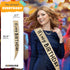 CORRURE 'It's My Birthday' Sash Glitter with Black Foil, Gold Glitter Birthday Sash for Women and Men, Happy Birthday