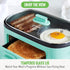 GreenLife 3-in-1 Breakfast Station, PFAS-Free Dual Griddles for Eggs, Meat, Pancakes & 2-Slice Toast Drawer