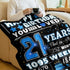21st 21st 21 Birthday Gift for Him Birthday Gift Blanket, Year Old Birthday Gifts for Men