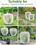 4 Pack (5Ft 4Ft+3.2FT 2.7FT/4PACK) Bird Netting for Garden Protection - Garden Netting Pest Barrier