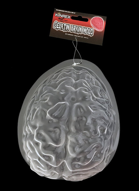 KINREX Halloween Brain Gelatin Mold, Plastic Jello Molds for Baking Decorations