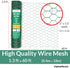 1.3ft 60ft (15.6" 720") AlpineReach Chicken Wire x Fencing for Poultry, Crafts, Floral Arrangements, Zip Ties - Green