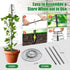 VRIEZOP 2 Pack 44" Spiral Metal Garden Trellis for Climbing Plants Outdoor Indoor - Adjustable Plant Support Tower