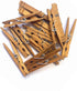 LWR CRAFTS Wooden Large Clothespins, 3-5/16" 30 Pieces Per Pack, Jacobean