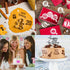 JULBEAR Birthday Cookie Stencils, 36 Pieces Reusable Decoration Templates for Cookies Baking and Party Decor.