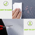 HooTown Refrigerator Shelf Liner and Drawer Mats, Non Slip EVA Plastic Washable Waterproof Pads, Clear