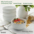 26 Everyday White Ounce Porcelain Soup Cereal Bowls