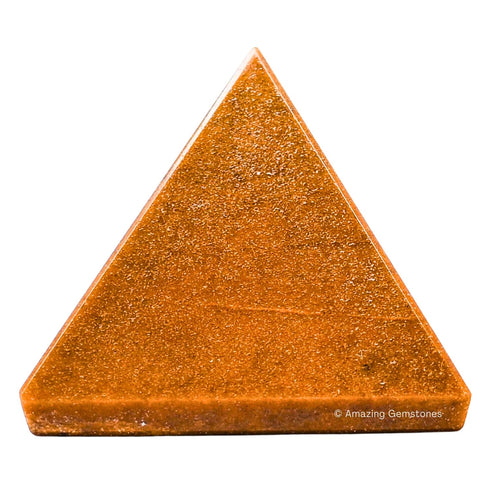Yellow Jasper Pyramid Crystal Healing Stones, 1.5" Natural Stone Figurine for Meditation, Reiki, Chakra Balancing