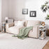 3 Yoobure Narrow Side Table with Storage Basket, Small End Table for Small Spaces, Skinny Side Tables Living Room