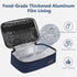 Mini Lunchbox Small Lunch Bag for Men Women, Insulated Thermal Lunch Box, Portable Cooler Bag, Blue