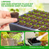 LAPOND 40 Pcs Grow Sponges with Tray, Starter Plugs for Cuttings, Great for Soil, Tray or Planting Pods Plant Rooter