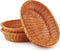 EUSOAR Wicker Basket, 12.2"x 7.9"x 2.8", 3pcs Tabletop Food Serving Baskets for Restaurant Bakery Family