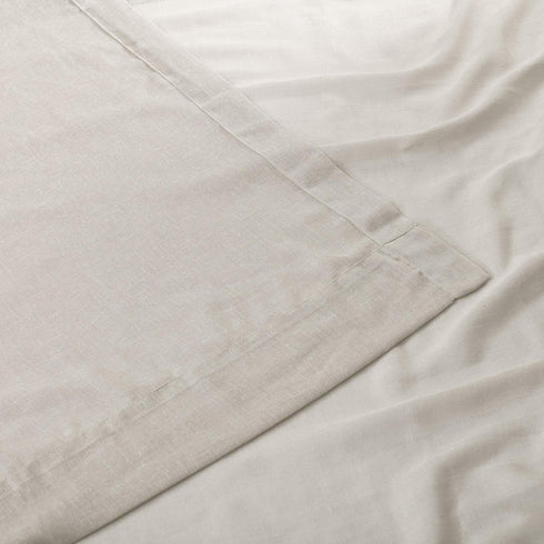 HPD Half Price Drapes Linen Sheer Curtains, 84 Inches Long, Gardenia, 50W x 84L, 1 Panel