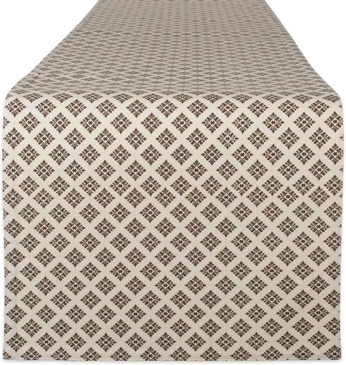 DII Fall Table Decorations - Indoor Décor, Thanksgiving Reversible Table Runner, 14x72, Autumn Leaves