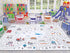 Estmy 4x6 Washable City Road Map Kids Play Rugs Non Slip, Cute Whimsical Nursery Rugs for Girls Boys Bedroom, Thin Pile