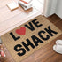 Welcome Mats for Front Door Outdoor Entry Love Shack Valentine’S Day Doormat Housewarming Wedding Gift Funny Mat Doormat Non Slip Mat for Home Indoor Rugs Patio 17x30 Inch