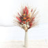 Natural Dried Flowers Bouquet with Vase, Dried Pampas Grass for Boho Home Decor, Wedding, Baby Shower, Farmhouse