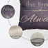 Retro Vintage Motivational Sign - After All This Time Always Inspirational Quote Throw Pillow Case (Gray Brown, 18" x