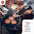 100% GAD-025 Victoria Cast Iron Panini Press, Burger Press, Bacon Press, Grill Press, Seasoned with Kosher Certified