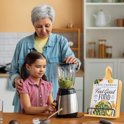 Nana Gifts: Foldable Cookbook Stand for Grandma, Unique Cooking Recipe Stand for Kitchen Counter from Grandkids
