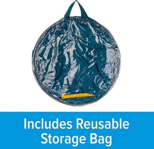 30-Gallon 2-Ft (42986) Camco Pop-Up Utility Container - Features Heavy Duty Liner & Zipper Close Lid - Holds