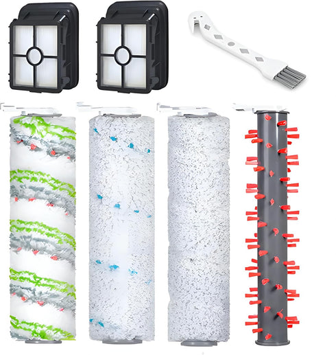 4 Brush Rolls and 2 HEPA Filters Replacement Parts Compatible with Bissell
