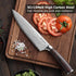 PAUDIN Chef Knife, 8 Inch High Carbon Stainless Steel Kitchen Knife, Gift Box